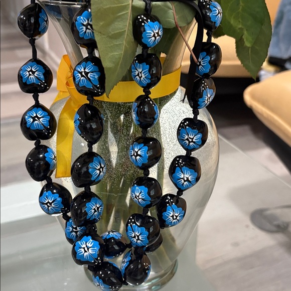 Black Tagua Nut Bead Jewelry Vegetable Ivory - Picture 4 of 5